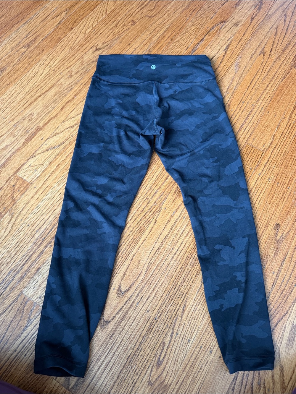 lululemon athletica Black Camo Leggings - High Waist Active Tights